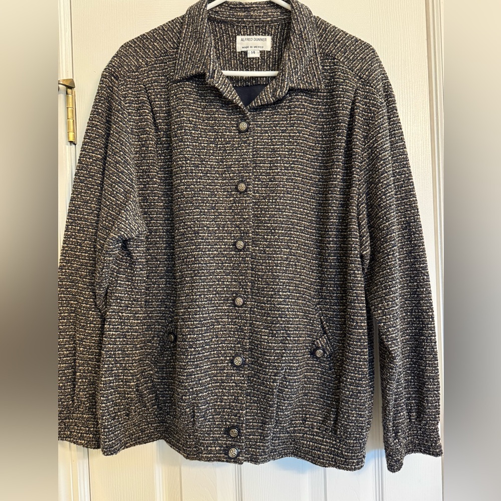 Vintage Cotton Tweed Jacket